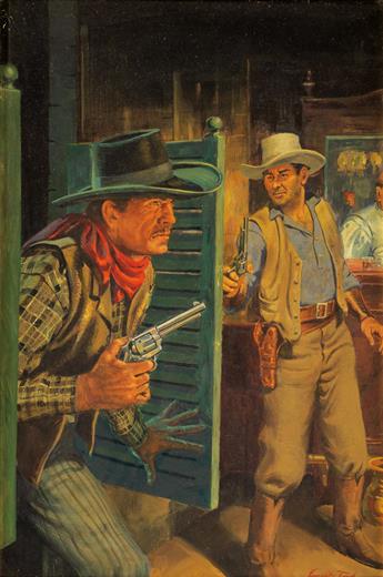 (PULP / WESTERN.)  ERNEST TONK. Saloon Stick-Up.